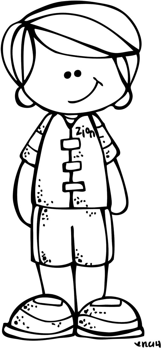 Fichas de Primaria: Niños y niñas para colorear