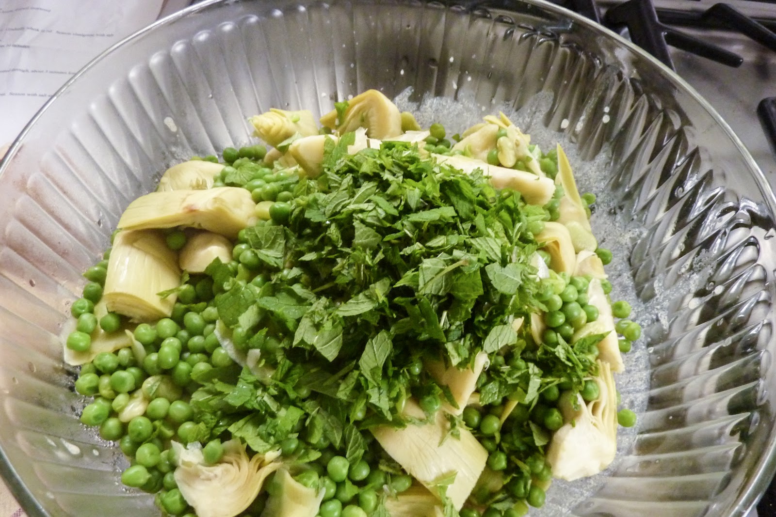 FEAST EVERYDAY Artichoke, Lima Bean and Pea Salad
