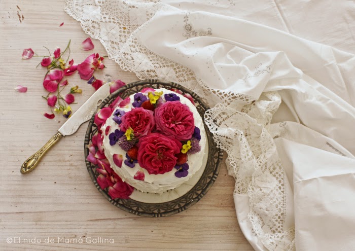flower layer cake