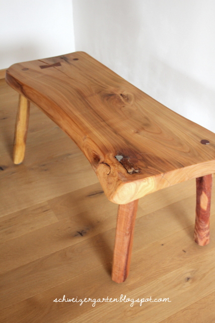 Ein Schweizer Garten Diy Sitzbank Aus Holz