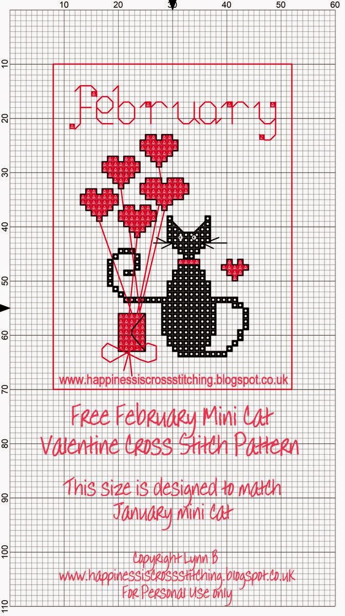 Free Mini Cat Cross Stitch Patterns