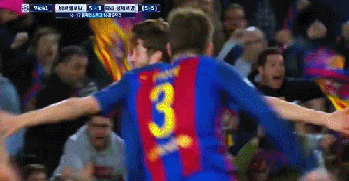 16/17시즌 챔피언스리그 캄프누의 기적.gif | 인스티즈