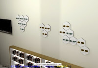 Interior Set Eyewear Display Showcase - Interior Toko