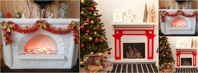 Aprende cómo hacer chimeneas navideñas con cajas de cartón ~ lodijoella