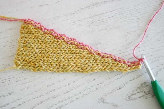 Tutorial for Long and Short Scarf (free crochet pattern) by Susan Carlson of Felted Button