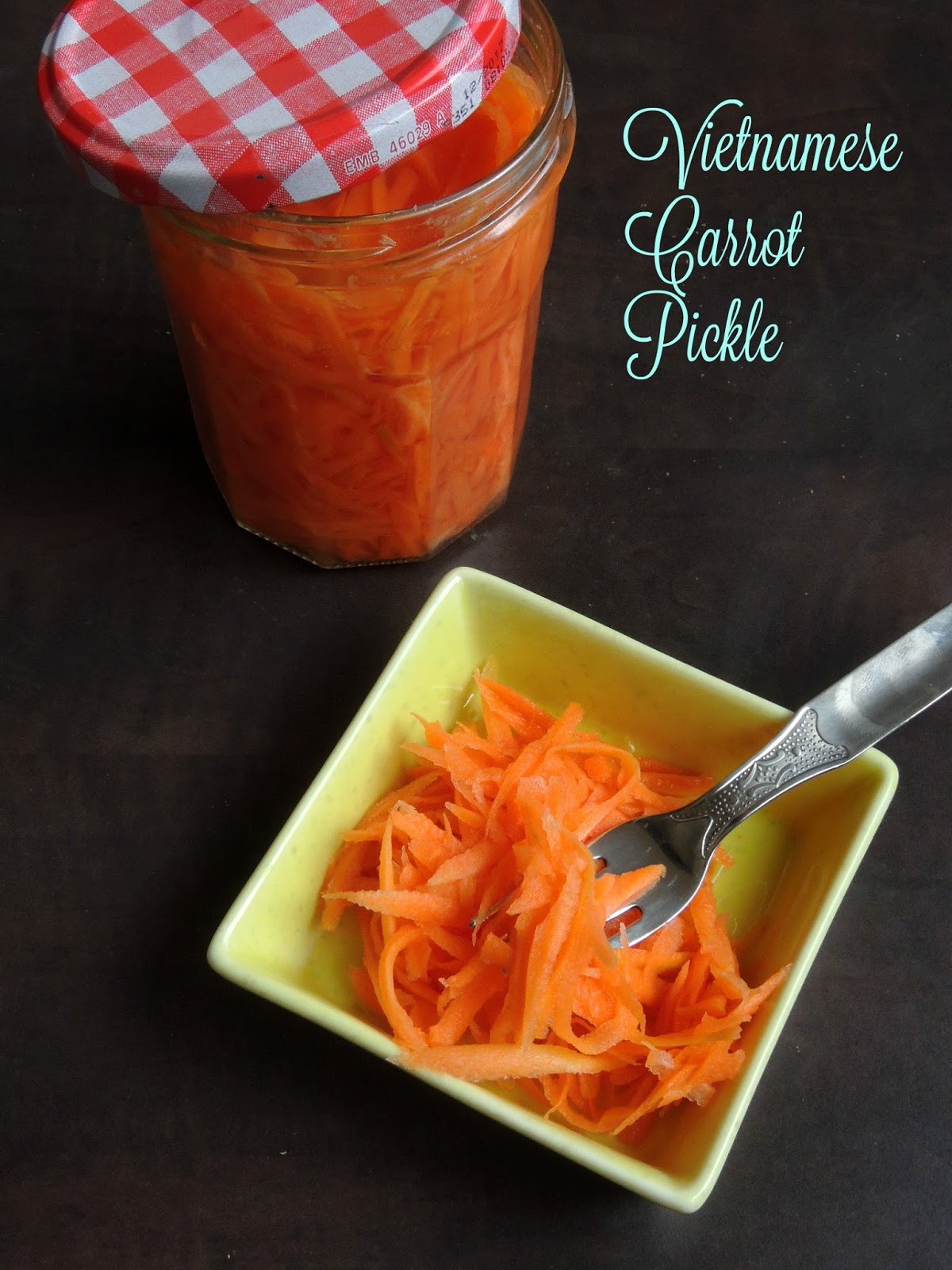 Priya's Versatile Recipes: Vietnamese Carrot Pickle/Pickled Carrot