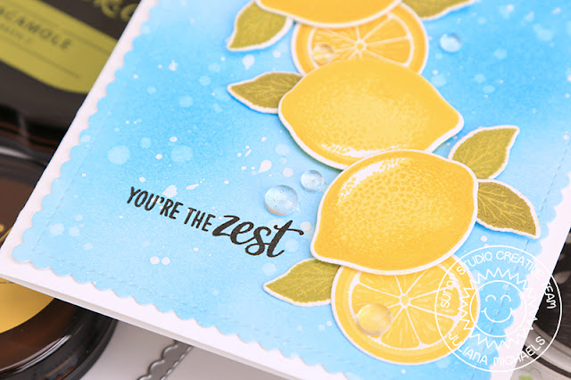 You're the Zest Card by Juliana Michaels featuring Slice of Summer Stamp Set by Sunny Studio Stamps