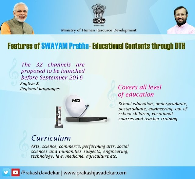 32 Education channels coming soon before September 2016 to enhance #TransformingIndia