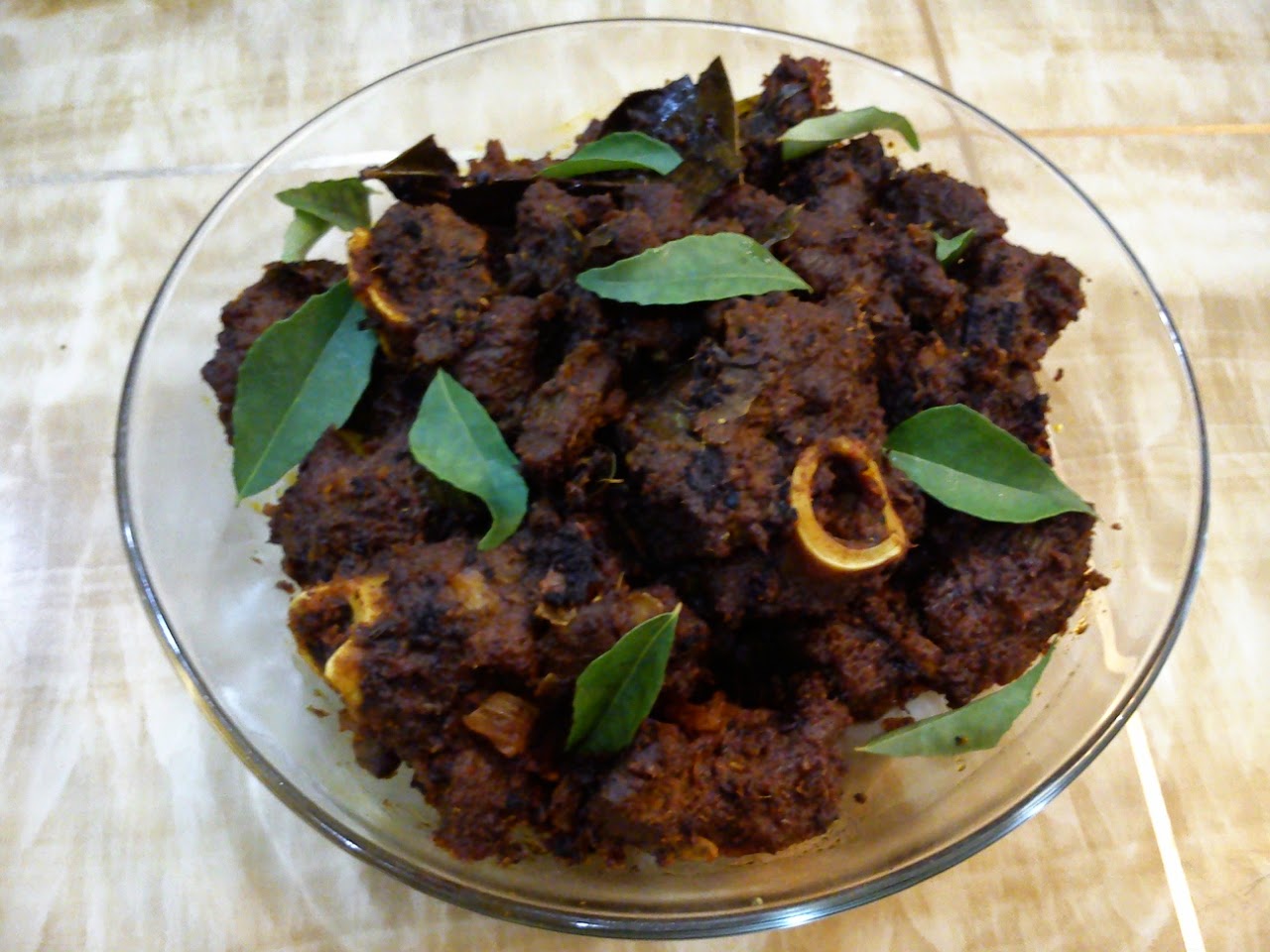 sarguna's fantabulous kitchen Mutton Chukka Varuval/Lamb Dry Curry