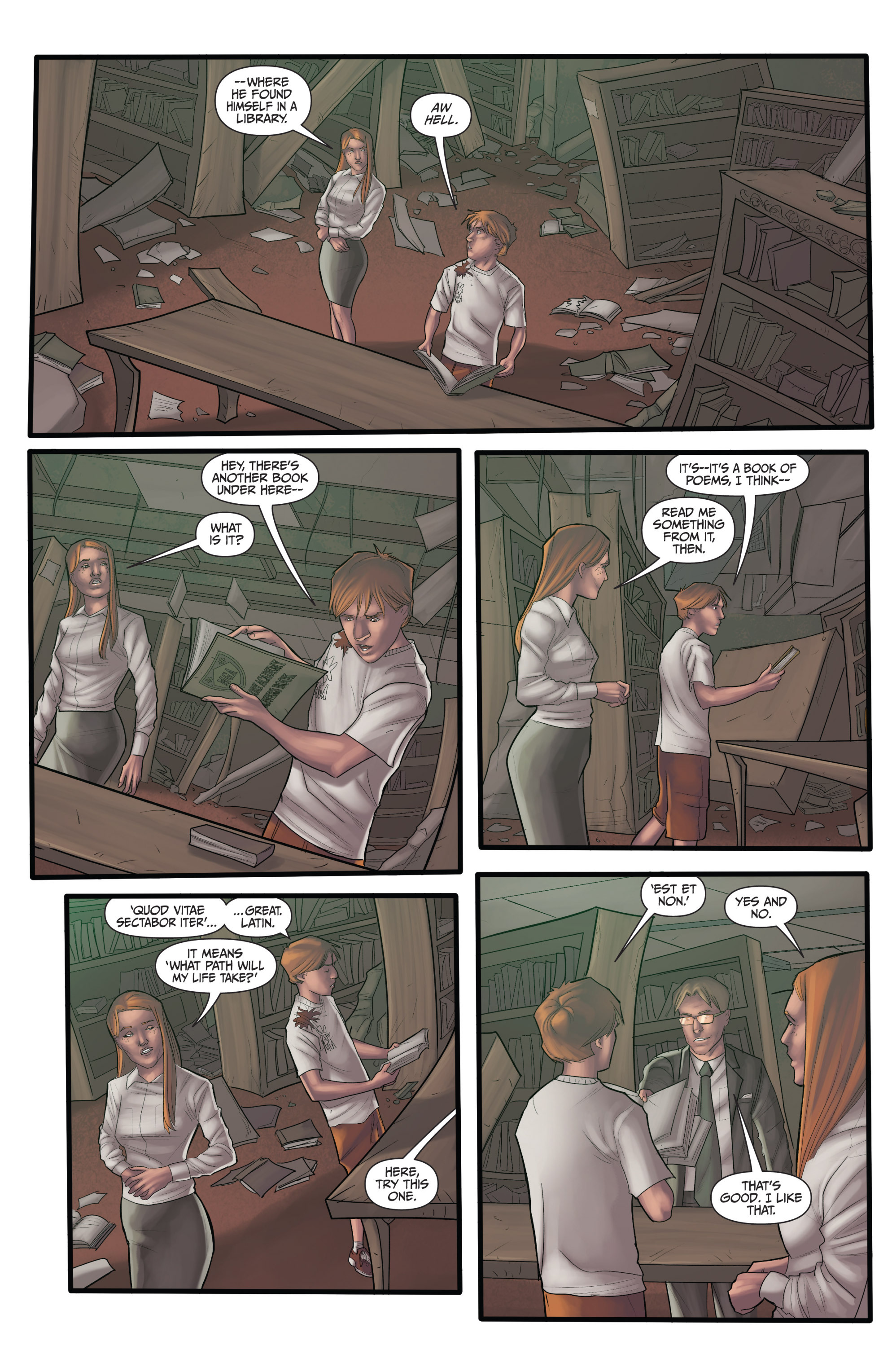 Read online Morning Glories comic -  Issue #28 - 22