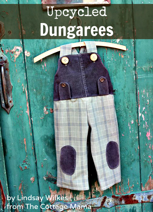 Upcycled Boys Dungaree Tutorial - The Cottage Mama