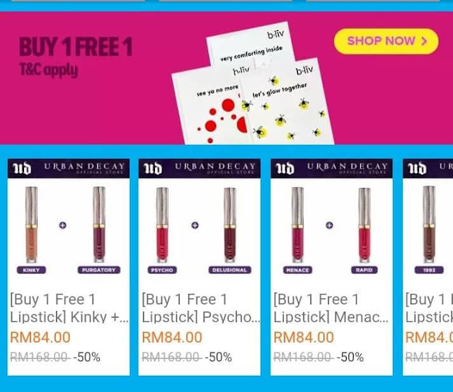 Lazada Super Beauty Day Buy 1 Free 1