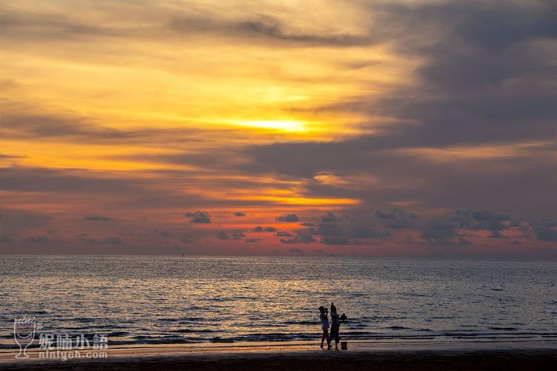 【沙巴亞庇景點】丹絨亞路沙灘Tanjung Aru Beach。全球最美三大落日觀測地