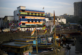 colourful, buildings, boats, sassoon docks, arabian sea, mumbai, india, streetphoto , street photography, 