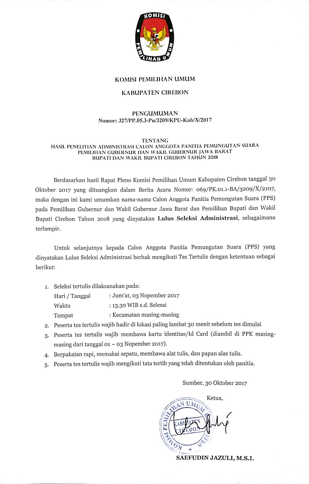 Contoh Soal Wawancara Kpps