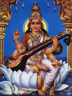 Hindu Goddess Saraswati Image