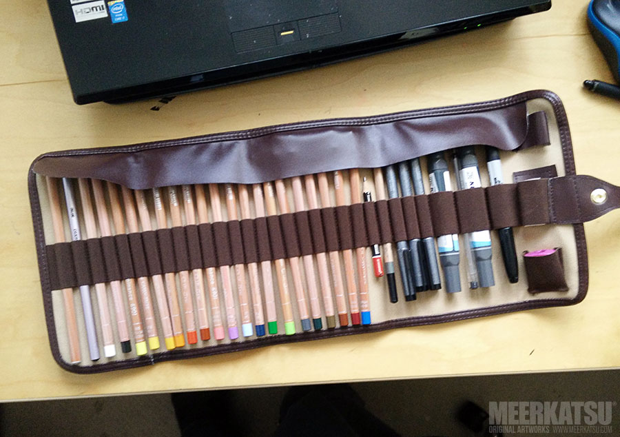 Meerkatsu Art Derwent canvas pencil wrap (30)