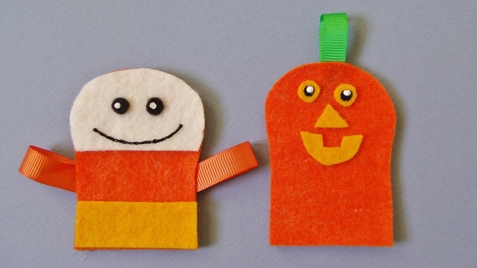 Flannel Board Fun Halloween Finger Puppets