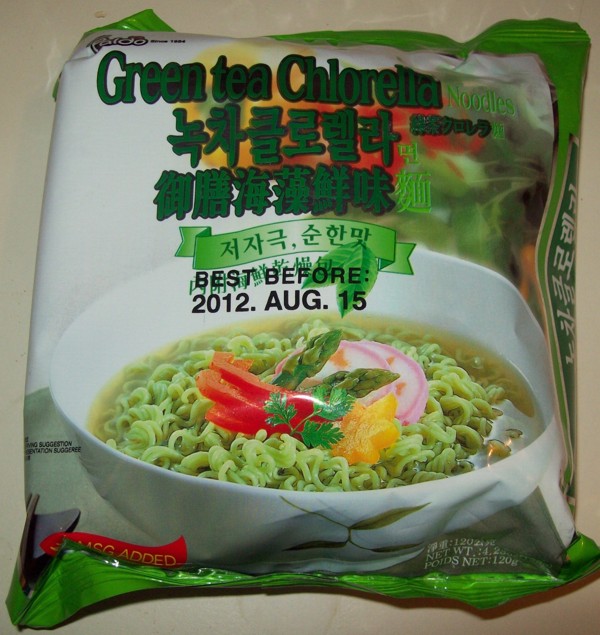 Ramen Butterfly Paldo Green Tea Chlorella Noodles