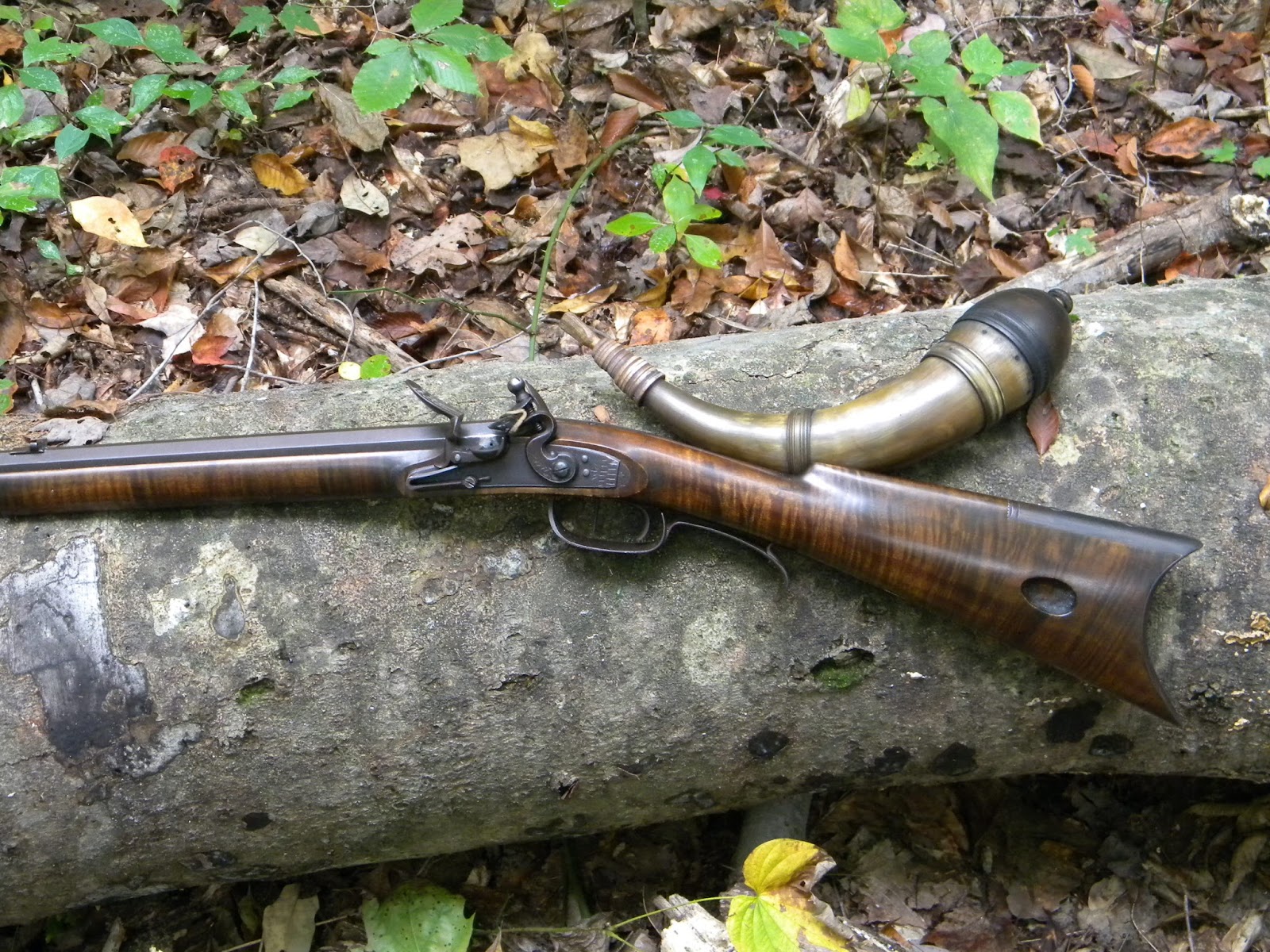 Contemporary Makers Rifle and Powder Horn by Brian Barker