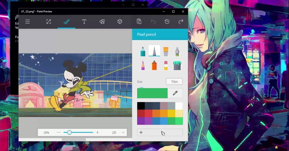 Nuevo paint 3D para windows 10