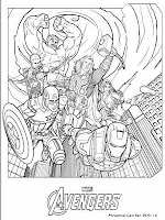 The Avenger All Star Coloring Pages