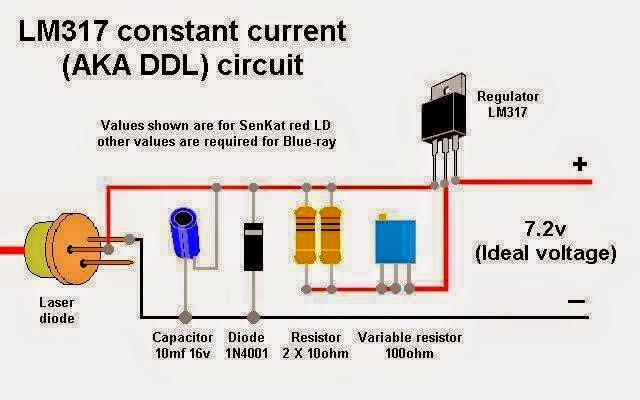 LM317 constant current (AKA DDL) circuit ~ NEW TECH