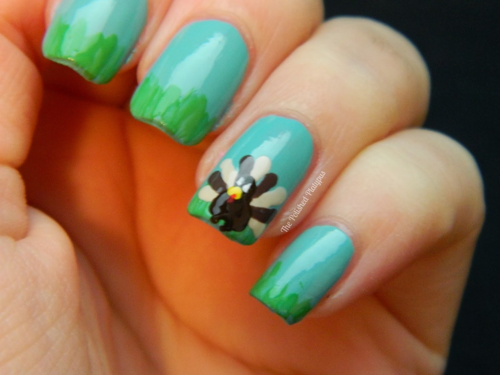 The Polished Platypus: Turkey Nails