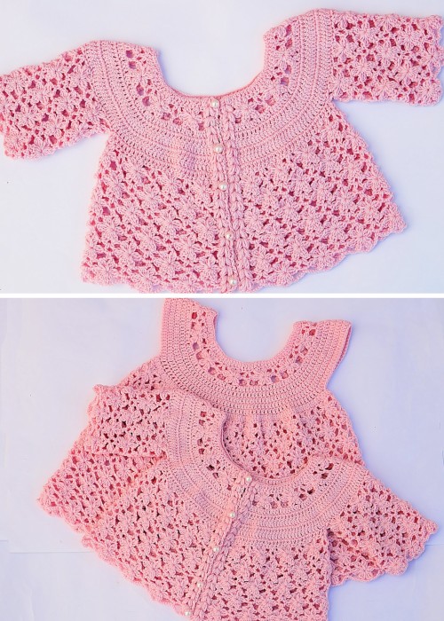 Beautiful Skills Crochet Knitting Quilting Crochet Baby Girl Jacket