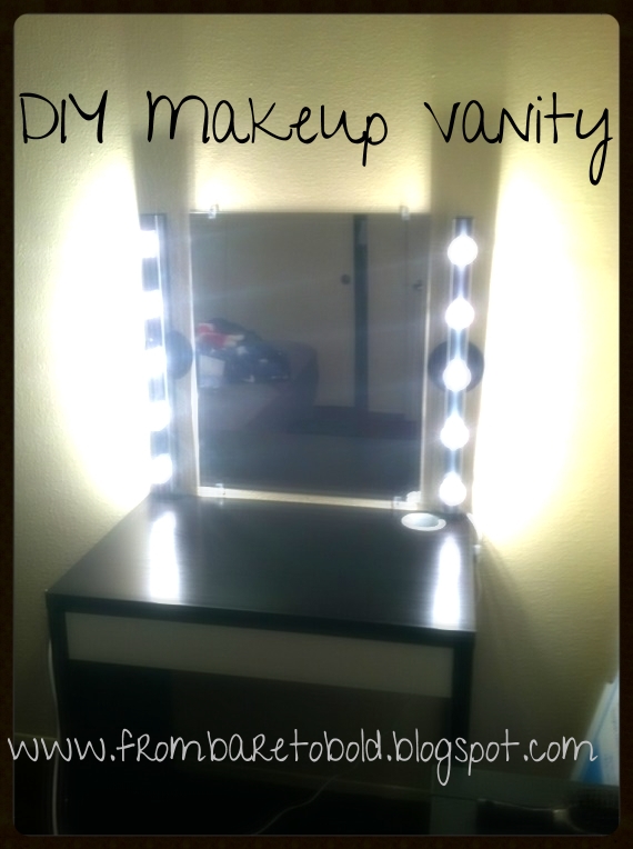 From Bare to Bold DIY MAKEUP VANITY ON A BUDGET