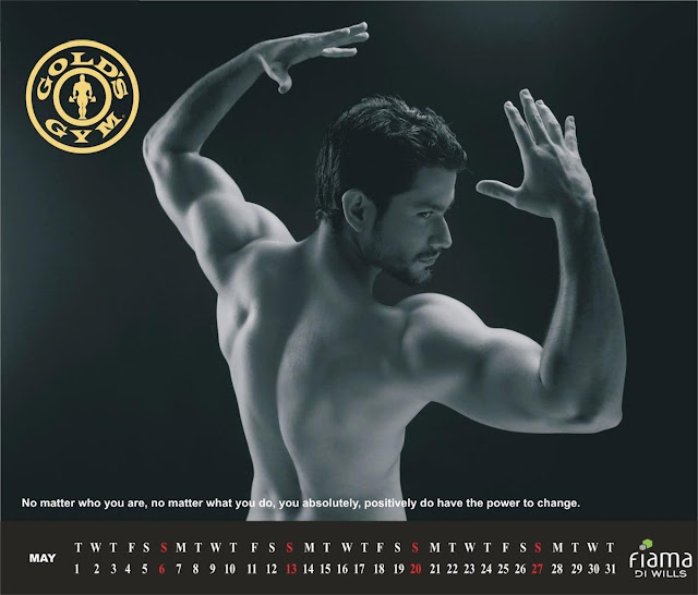 Golds Gym India Launch 2013 Calendar