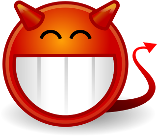 Red Devil Smiley
