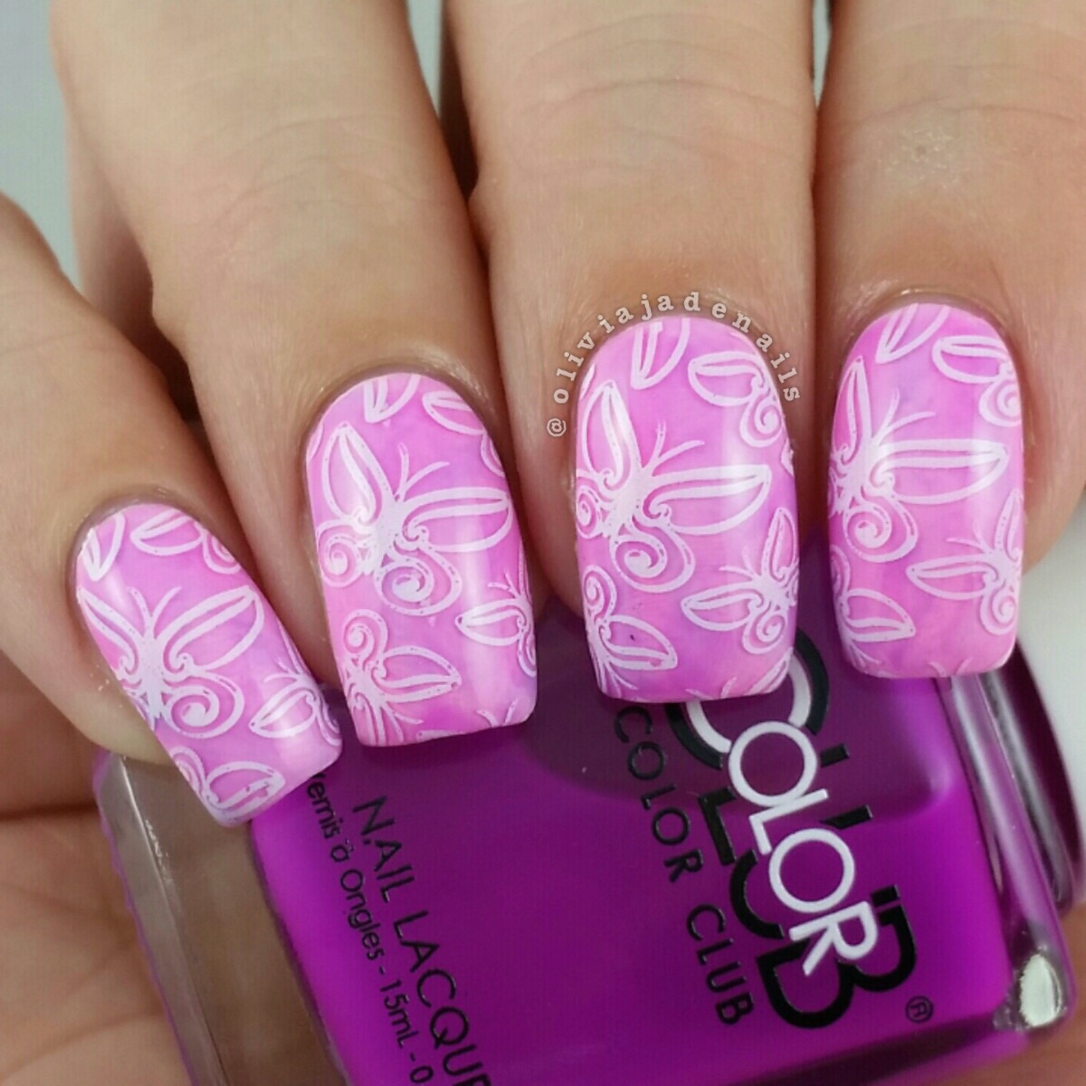 Color Club Pop Wash Collection - Nail Art by Olivia Jade Nails