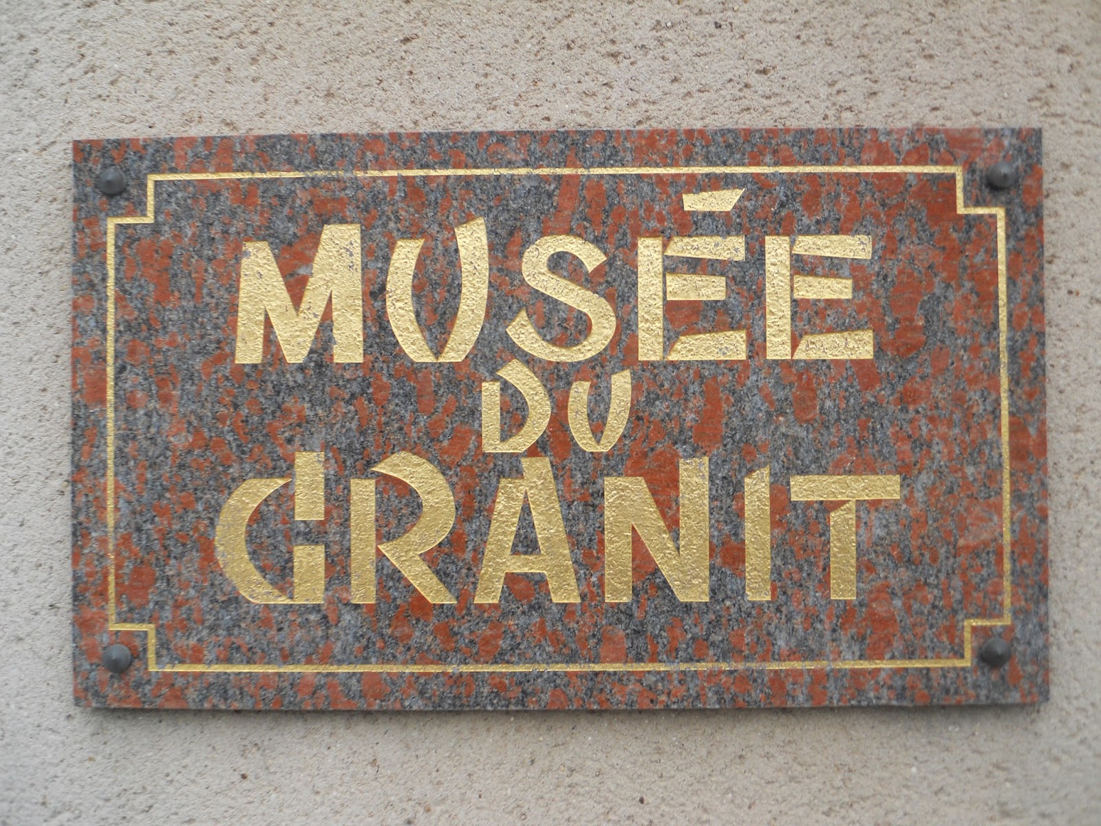 Musée du granit à BéconlesGranits
