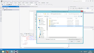 Koneksi Database Access Dengan Microsoft Visual Studio 2012  