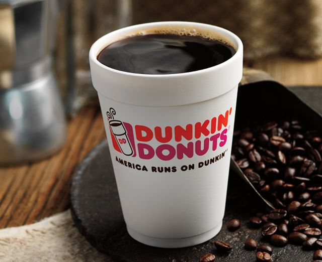 Buy One, Get One Free Deal on Hot Coffee at Dunkin' Donuts on September 29, 2018 Brand Eating