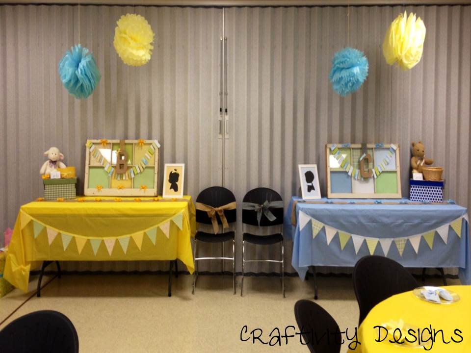 bow tie baby shower decorations