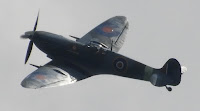 spitfire flying over Portsmouth