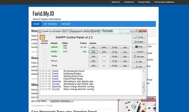 Belajar Membuat Website Dengan Xampp