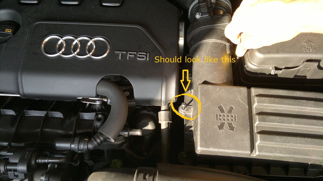 John Koshy How I replaced the engine air filter in the Audi A3