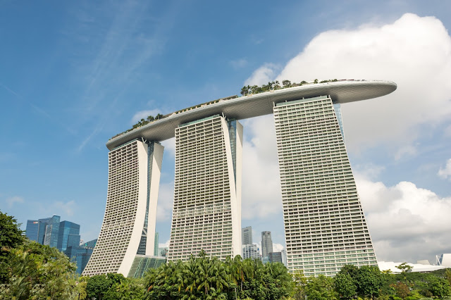 singapur, barvy, budovy, cestování, svět, singapore, Marina Bay