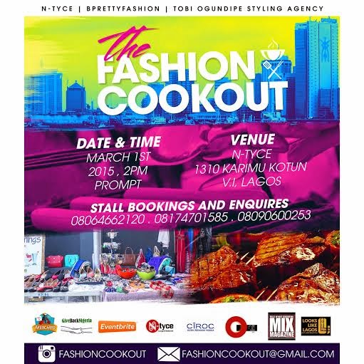 5 The fashion cookout. Número 3.book your stall now. 1st march 2015