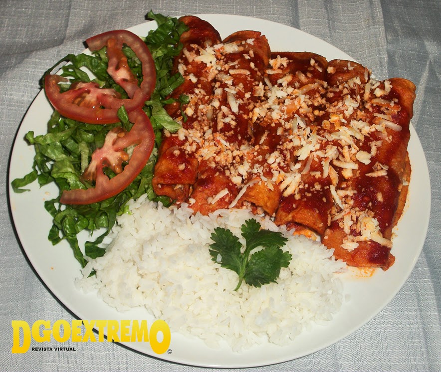 ENCHILADAS DE CHILE COLORADO DGOEXTREMO