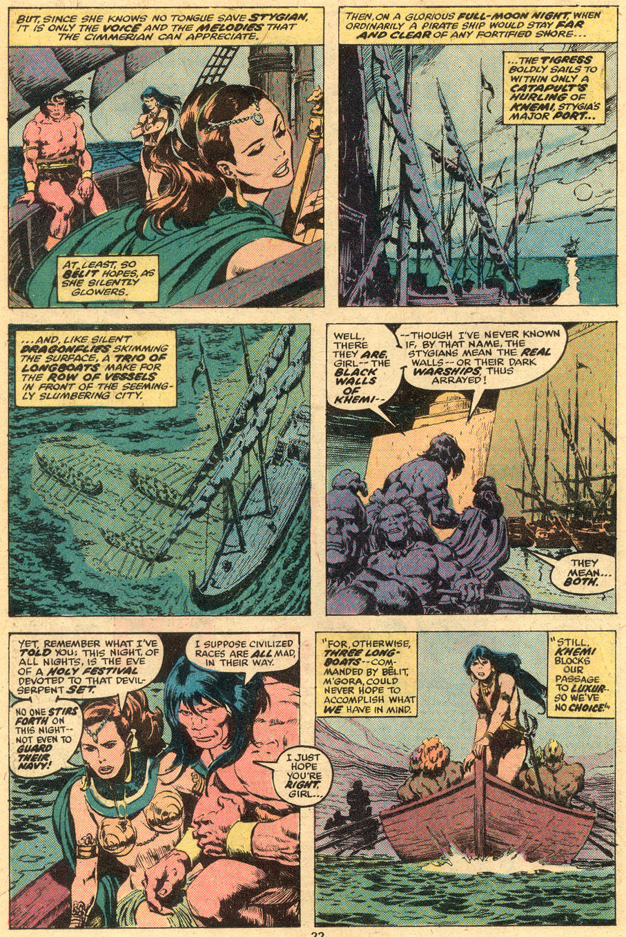 Read online Conan the Barbarian (1970) comic -  Issue #74 - 12