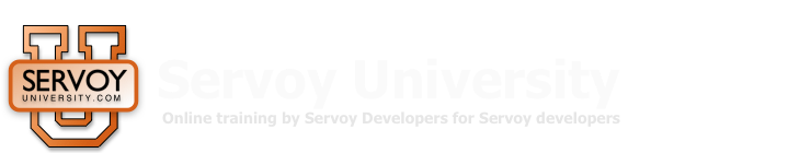 Servoy University