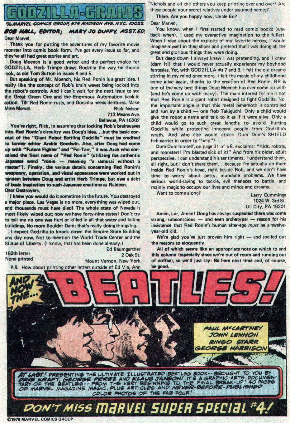 Read online Godzilla (1977) comic -  Issue #13 - 19