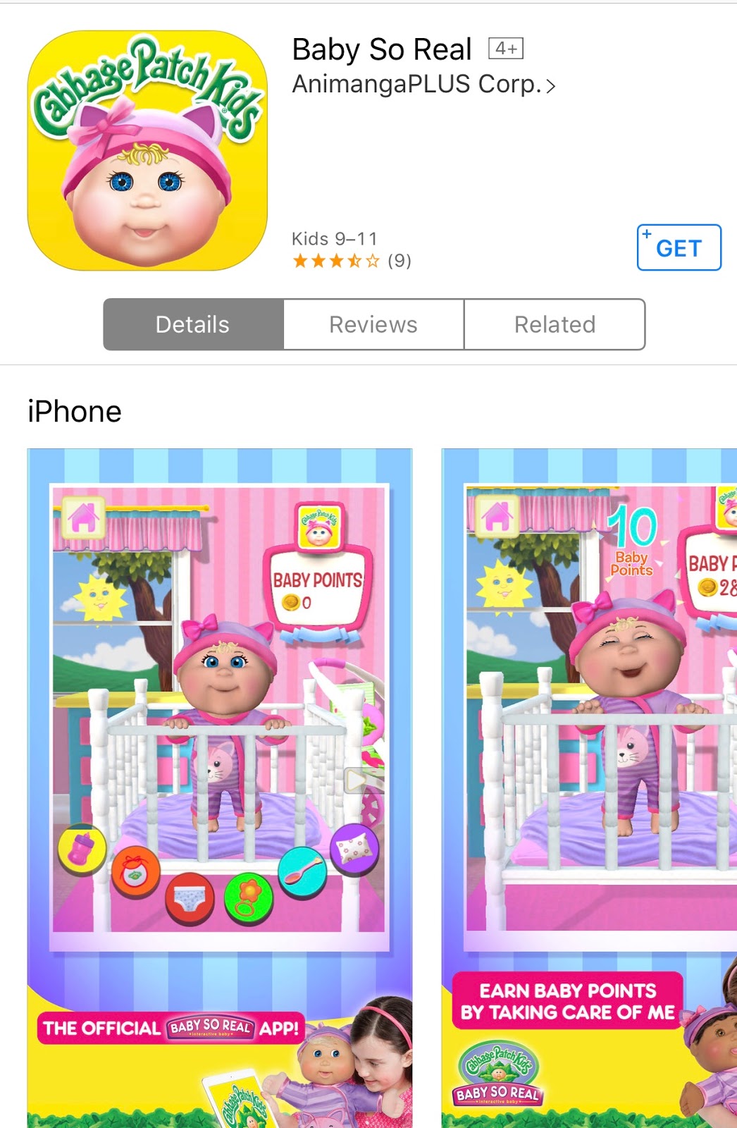 Day To Day Moments Cabbage Patch Kids Baby So Real Doll Traditional Play Combined With Today S Tech Toys Tech Dolls