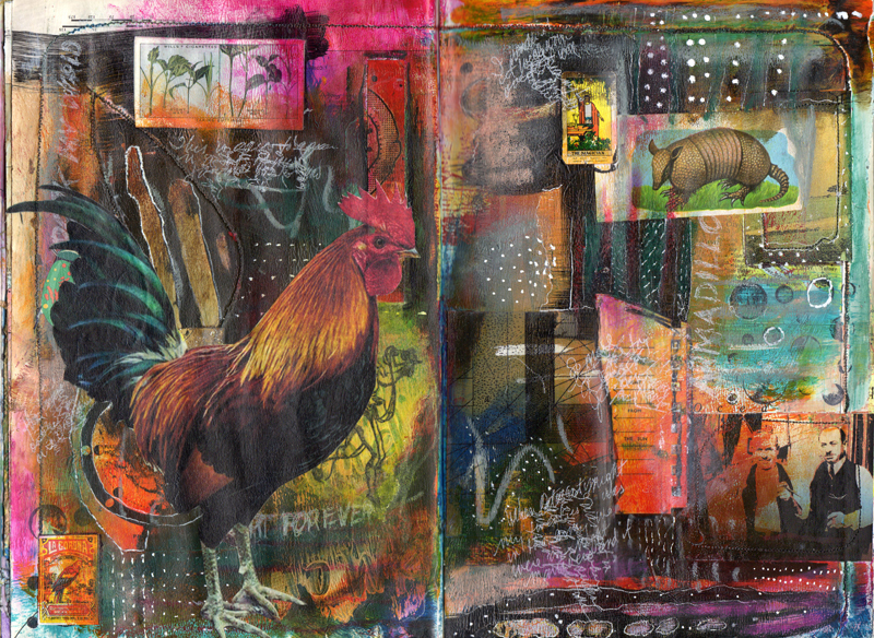 artjuvenation Does a Rooster Dream in Color?