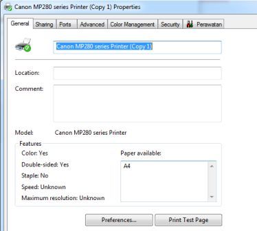 Cara Mengatasi Black Ink Dan Color Ink Berkedip Pada Printer Canon Pixma