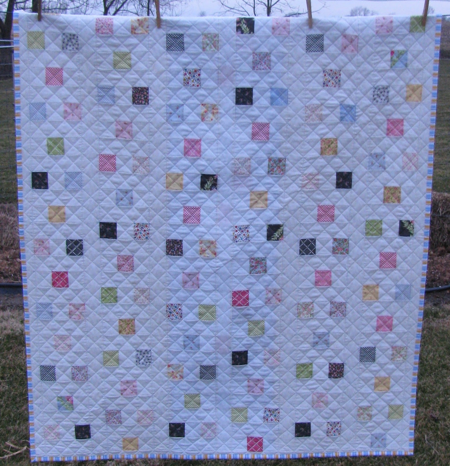 Gretchen S Little Corner Wiggly Whimsy Quilt